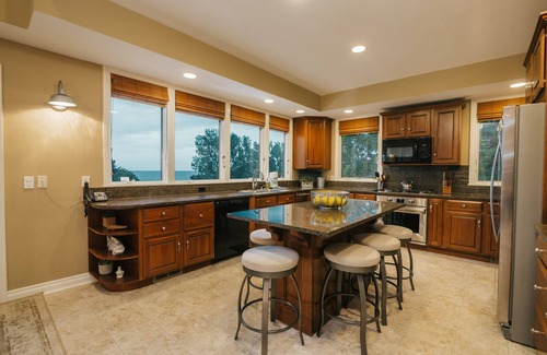 Shelby House | Castle on Lake Michigan near Silver Lake Dunes
