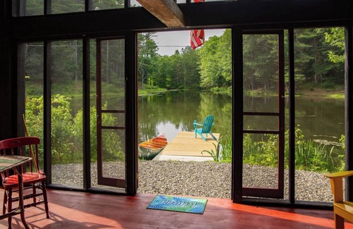 Town of New Baltimore Cabin | Catskills Cabin on 100 Wooded Acres with Lake
