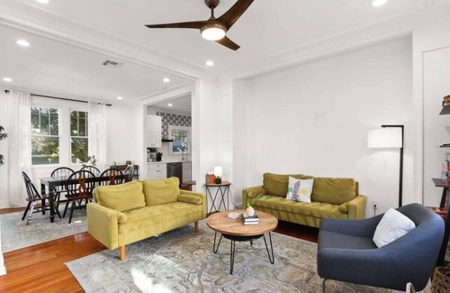 Mid-City Apartment | Central 4bd home with Lovely Front Porch&Parking!