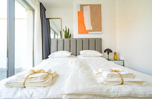 Nepszinhaz negyed Apartment | Central Apartment Budapest ~ Roof Terrace/AC/Indoor parking