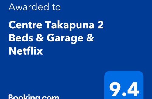 Takapuna Apartment | Centre Takapuna 2 Beds & Garage & Netflix