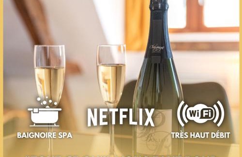 Rouen City Centre Apartment | Centre-ville le nid d'amour jacuzzi appartement