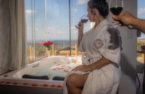 Serra de Sao Bento Ski Chalet | Chalé Formoso - Chalé Romântico com Hidromassagem