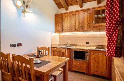 Sant'Antonio di Mavignola Ski Chalet | Chalet 'Camping Faè' with Mountain View, Private Terrace and Wi-Fi