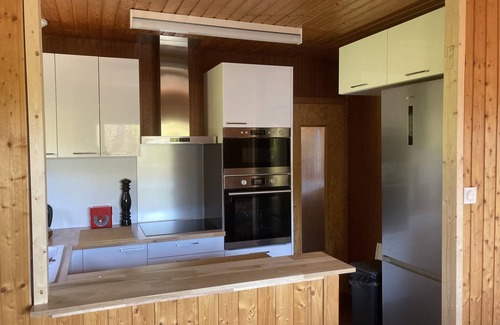 Gerardmer Ski Chalet | Chalet coteau des Xettes lake and slopes view with sauna