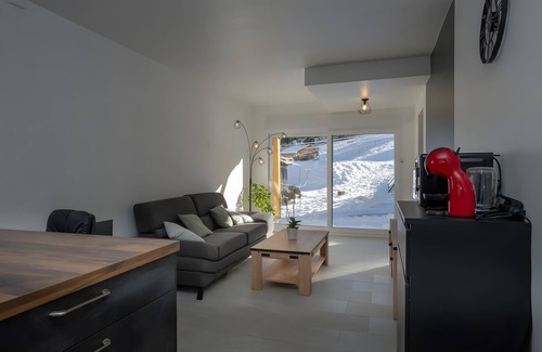 Saint-Pierre-d'Entremont Ski Chalet | Chalet du Souillet with Mountain View, Private Terrace and Wi-Fi