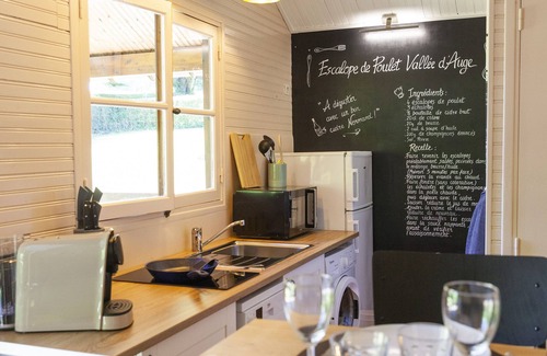 Auquainville House | chalet-gîte 4 pers. Normandy Heated swimming pool from mid-May to September