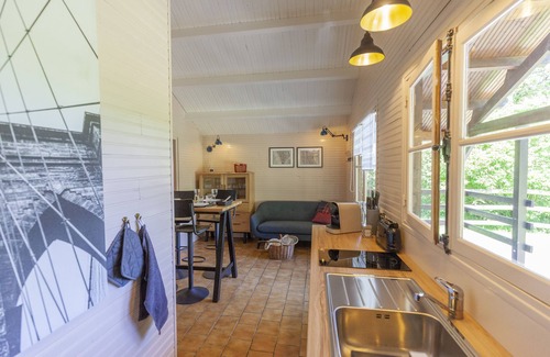 Auquainville House | chalet-gîte 4 pers. Normandy Heated swimming pool from mid-May to September