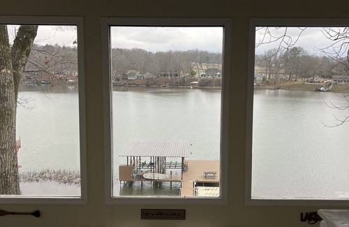 Florence House | Chalet Lake Home with Views, Outdoor Decks and Large Swim Dock-nSleeps 8
