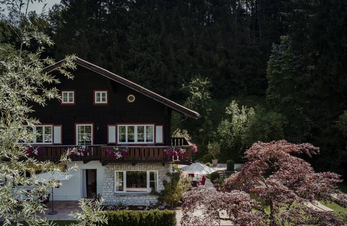 Sankt Johann im Pongau Ski Chalet | "Chalet Lerch" with Mountain View, Garden, Shared Pool & Wi-Fi
