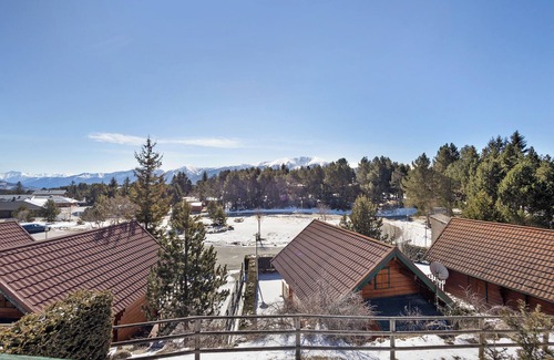 Pyrenees 2000 Ski Chalet | Chalet "Maison De Bois Finlandaise" with 2 Private Terraces & Balcony