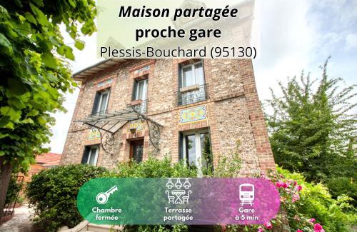 Le Plessis-Bouchard House | Chambres dans maison partagée à 5 min de la gare