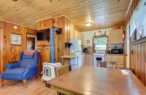Charlevoix Cabin | Charlevoix Cabin w/Patio & Grill - Steps to Lake!