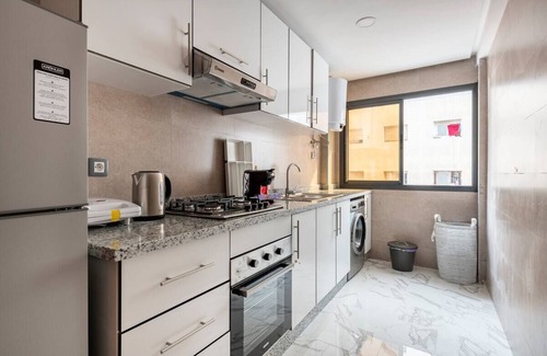 L'Ocean Apartment | Charmant 1 chambre salon/5min gare Rabat ville