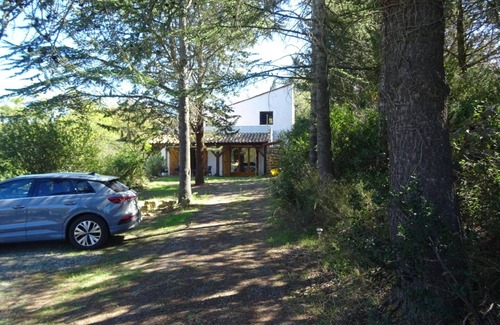 Saint-Martin-des-Puits Villa | Charmante Villa mit Pool und Altem Baumbestand