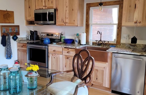Pilot Mountain Other | Charming 2-bedroom farmhouse nestled in the woods in welcoming Pilot Mountain.