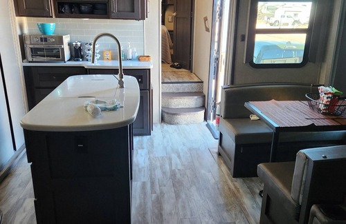Pomerene House | Charming 2-bedroom RV in Benson with fitness room, AC, pool, club house