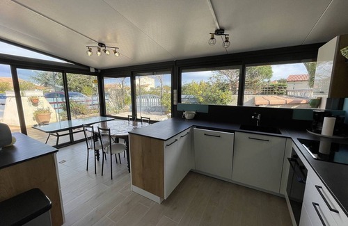 Saint-Cyprien Plage Villa | Charming 2BR Villa with Mezzanine, AC, Veranda, and Garden – 800m from Beach in Saint-Cyprien