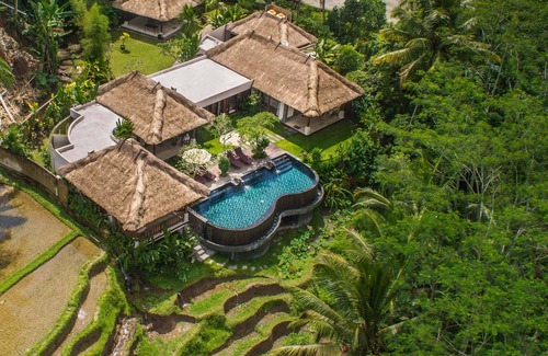 Sambahan Villa | Charming 3-bedroom pool villa with AC and WiFi in gorgeous Tegallalang