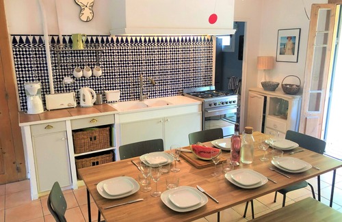Les Arceaux Apartment | Charming 5 room apartment with garden in the center of Montpellier - 4 bedrooms + 2 bathrooms