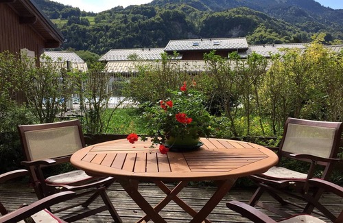 Samoens Apartment | Charming Apartment with Pool, South-Facing Terrace, Near Village Center and Ski Bus