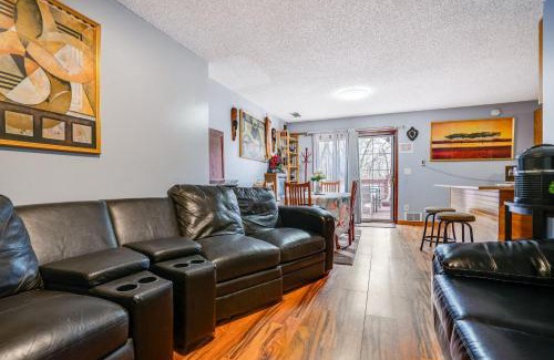 North Saint Paul Apartment | Charming Basement Stay with Workspace AC & Fire Pit