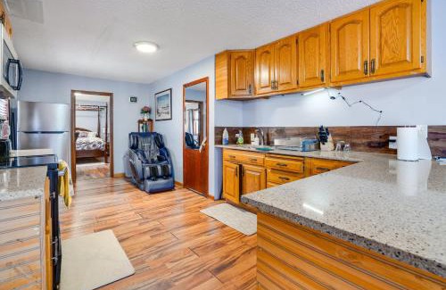 North Saint Paul Apartment | Charming Basement Stay with Workspace AC & Fire Pit