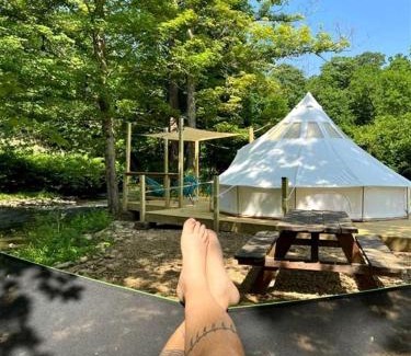 Smithfield Other | Charming Bell Tent Stay at Working Farm in Smithfield, Pennsylvania for Glamping at its Best