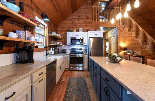 Saluda Cabin | Charming Blue Ridge Cabin | Private Pond and Waterfall | Deer Haven by AvantStay