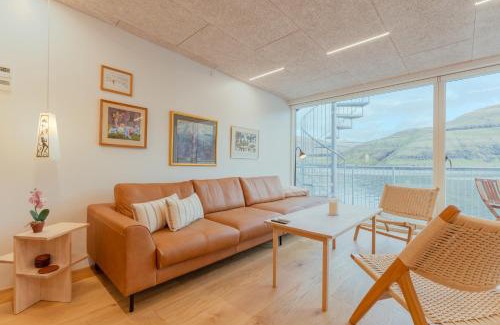 Vestmanna Apartment | Charming Boathouse with Panoramic Fjord Views