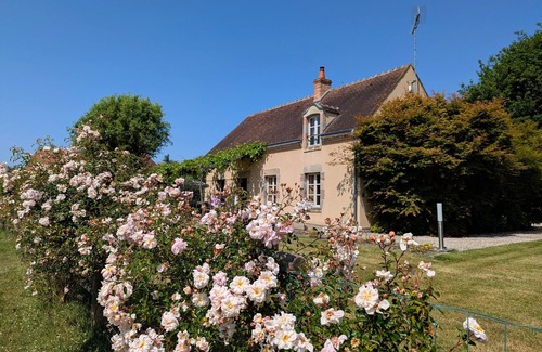 Vitry-aux-Loges Cottage | Charming Cottage with Sauna, Fireplace, and Countryside Views in Loiret