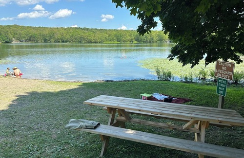 Mount Marion House | Charming cottage with lake access, wood burning fire place, and WiFi