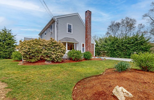 Mashpee House | Charming family-friendly home with beach gear, deck, bikes, & kitchen