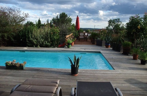 Saint-Come-et-Maruejols Villa | charming villa, on the edge of the garrigue, in Saint Cômes: 12 km west of Nîmes