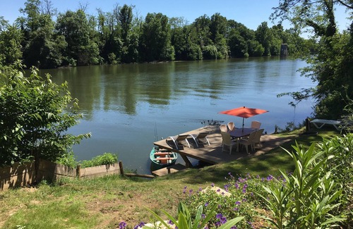 Lafitte-sur-Lot House | Charming gîte on the banks of the Lot for fishermen or nature lovers