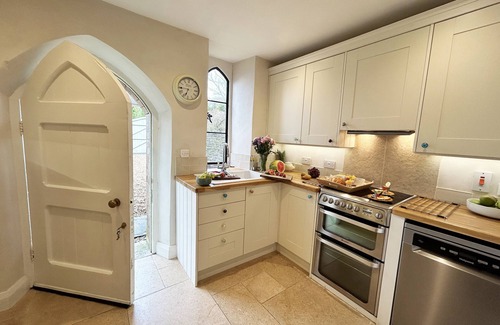 Hopton Castle House | Charming gothic house with a lovely terrace and garden