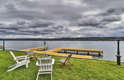 Hammondsport House | Charming Home on Keuka Lake with Dock and Fire Pit!