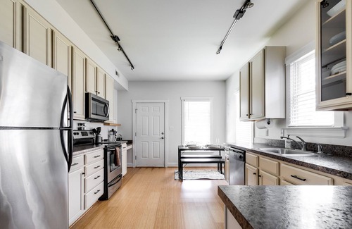 North Chesterfield Apartment | Charming Manchester Gem with Fenced Backyard & Off-Street Parking