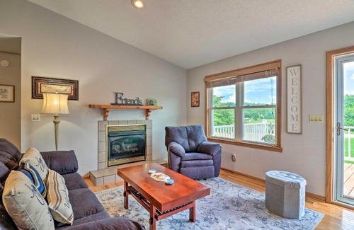 Mills River House | Charming Mills River Home with Porch and Yard!