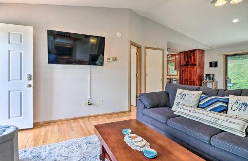 Mills River House | Charming Mills River Home with Porch and Yard!