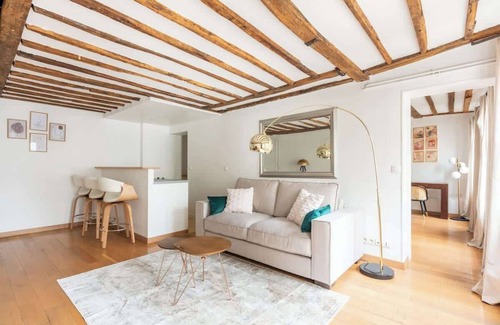 Saint-Thomas-d'Aquin Apartment | Charming Parisian apartment 1BR A/C