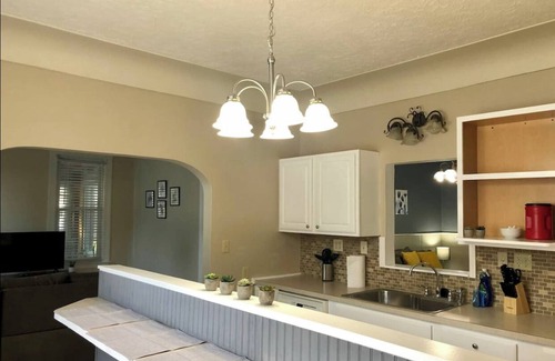 Wyandotte Apartment | Charming, Private Patio, Minutes to Detroit River