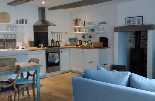 Pleslin-Trigavou House | Charming renovated stone cottage in quiet area with garden and terrace. Sleeps 4