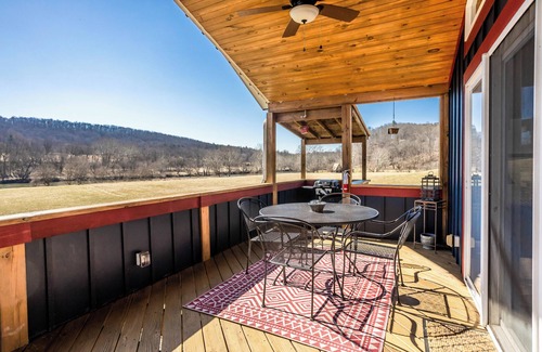 Barren Springs House | Charming riverside with stunning views, cozy interiors, full amenities, and spacious decks.