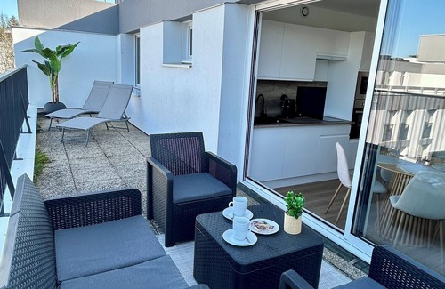 Quimper Apartment | Charming T2 apartment with large terrace close to town center