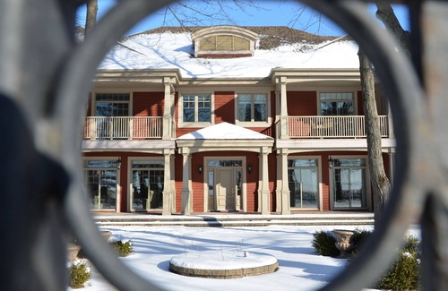 Venise-en-Quebec Apartment | Château Venise - Lake Champlain Waterfront Luxury Inn - Garden View with Kitchen