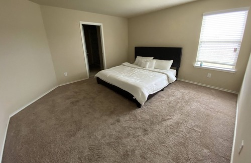 Princeton House | Cheerful 4 bedroom home with big living, kitchen, near major DFW cities.