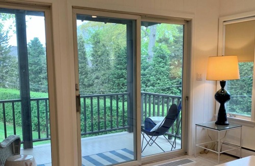 Shelter Island Heights Apartment | Chic 1 bedroom water view apt. with pool for summer and beyond