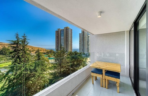 Concon Apartment | Chic Coast 1D con Vista a Dunas