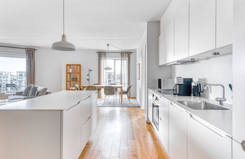 Sydhavnen Apartment | Chic Teglholmen 2BR w/ Balcony, Courtyard & W/D, nr Harbor, by Blueground